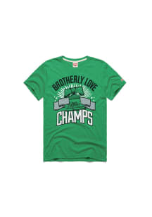 Homage Philadelphia Eagles Kelly Green Brotherly Love Short Sleeve Fashion T Shirt