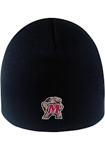 LogoFit Maryland Terrapins Black Everest Beanie Mens Knit Hat