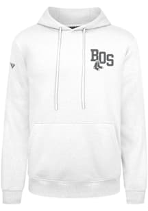 Levelwear Boston Red Sox Mens White Podium Grain Long Sleeve Hoodie