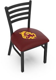 Arizona State Sun Devils Sparky Stationary Black Wrinkle Finish Pub Stool - Black