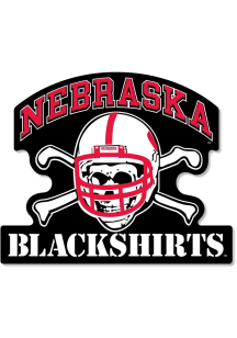 Nebraska Cornhuskers 6 Inch Blackshirts Auto Decal - Black