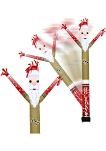 UCF Knights Black Outdoor Inflatable Santa team color and team logo