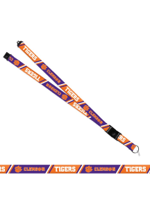 Clemson Tigers Premium Lanyard - Orange