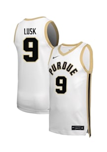 Jack Lusk  Nike Purdue Boilermakers White NIL Name And Number Jersey