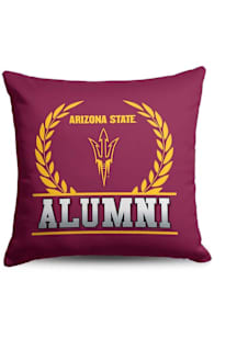 Arizona State Sun Devils Alumni 18x18 Throw Pillow - Maroon