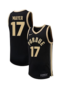 Omer Mayer  Nike Purdue Boilermakers Black NIL Name And Number Jersey