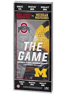 Michigan Wolverines  2025 The Game Acrylic Ticket Desk Accessory