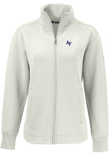 Cutter and Buck Air Force Falcons Womens White Roam Light Weight Jacket