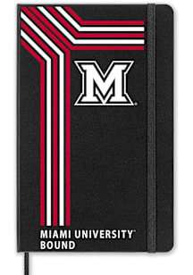 Miami RedHawks School Bound team logo Notebook and Folder - Black