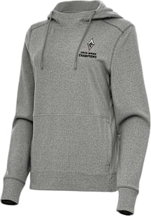 Antigua Las Vegas Aces Womens Black 2025 WNBA Finals Champions Justice Hooded Sweatshirt