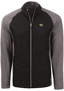 Cutter and Buck Jacksonville Jaguars Mens Black Adapt Eco Medium Weight Jacket