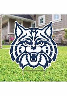 Arizona Wildcats Mascot Yard Sign - White