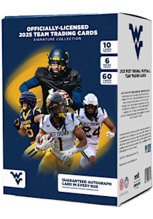 West Virginia Mountaineers 2025 Football Platinum Box Collectible NCAA Cards - Navy Blue