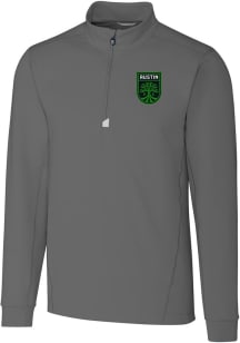 Cutter and Buck Austin FC Mens Graphite Traverse Big and Tall Qtr Zip