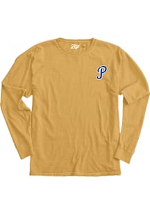 Blue 84 Pitt Panthers Gold Off The Block Long Sleeve Fashion T Shirt