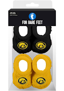 Iowa Hawkeyes 2pk Baby Bootie Boxed Set