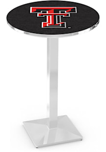 Texas Tech Red Raiders Chrome Square Base Pub Table