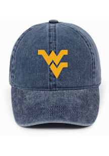 West Virginia Mountaineers Navy Blue Classic Ponyback Womens Adjustable Hat