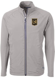 Cutter and Buck Los Angeles FC Mens Grey Adapt Eco Medium Weight Jacket