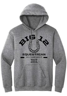Summit Sportswear Big 12 Mens Graphite 2026 Equestrian Championship Long Sleeve Hoodie