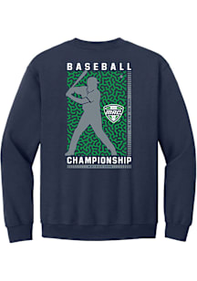 Summit Sportswear MAC Mens Navy Blue Baseball Championship 2026 Long Sleeve Crew Sweatshirt