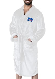 New York Rangers White #1 Dad Silk Touch Bathrobes