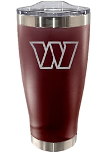 Washington Commanders Etched 20oz Tumbler Stainless Steel Tumbler - Burgundy