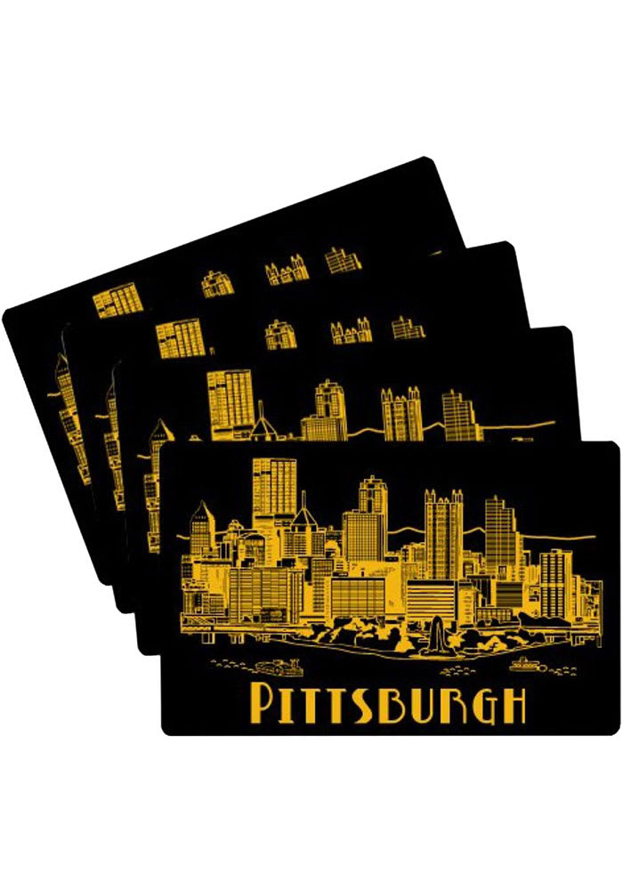 Pittsburgh Outline of City Buildings Playing Cards