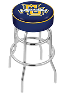 Marquette Golden Eagles Double-Ring Swivel Pub Stool - Black