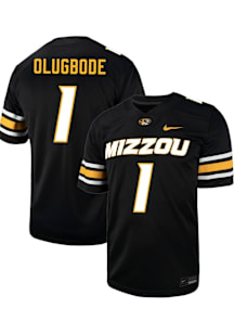 Donovan Olugbode  Nike Missouri Tigers Black Football NIL Game Football Jersey
