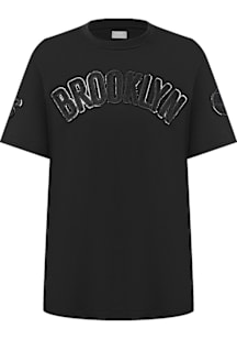 Pro Standard Brooklyn Nets Youth Black Classic Triple Black Short Sleeve T-Shirt