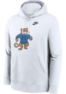 Mens Penn State Nittany Lions White Nike Throwback Hooded Sweatshirt