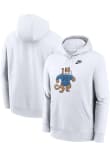 Nike Penn State Nittany Lions Mens White Throwback Long Sleeve Hoodie