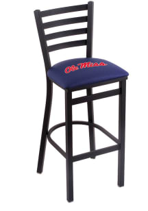 Ole Miss Rebels Stationary Pub Stool - Black