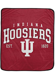 Indiana Hoosiers 50x60 Vintage Arch Fleece Blanket - White