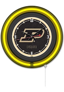Purdue Boilermakers Double Neon Wall Clock
