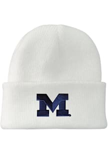 LogoFit Michigan Wolverines North Pole Baby Knit Hat - White