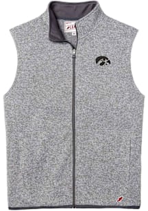 Mens Grey Iowa Hawkeyes Saranac Vest