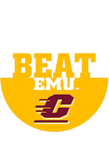 Central Michigan Chippewas 3" Beat EMU Button - Maroon