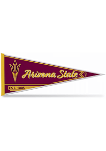Arizona State Sun Devils Line Est. 12x30 Pennant - Maroon