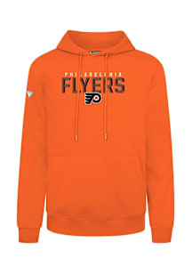 Levelwear Philadelphia Flyers Mens Orange Podium Carve Long Sleeve Hoodie