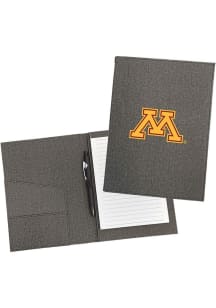 Black Minnesota Golden Gophers 9.5 x 7 Notepad