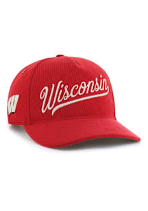 47 Wisconsin Badgers Golden Age Cord Hitch Adjustable Hat - Red