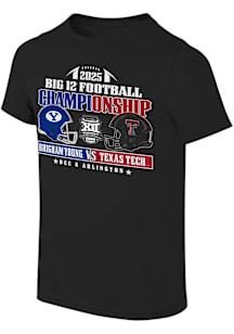 Big 12 Youth Black 2025 Football Championship Short Sleeve T-Shirt