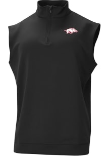 Columbia Arkansas Razorbacks Mens Black Heat Seal Wickham Hills Sleeveless Jacket