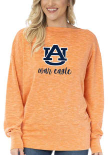 Auburn Tigers Womens Orange Lainey Tunic Long Sleeve T-Shirt