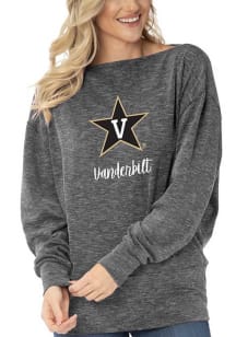 Vanderbilt Commodores Womens Black Lainey Tunic Long Sleeve T-Shirt