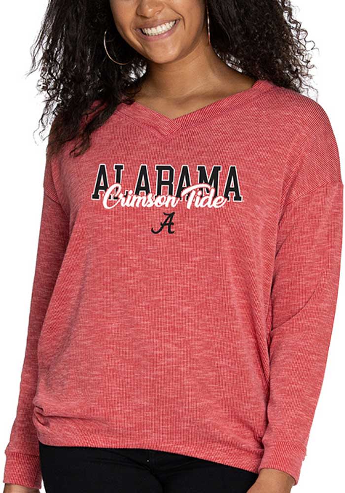 Alabama Crimson Tide Womens Red Bailey Long Sleeve T-Shirt