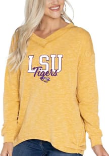 LSU Tigers Womens Yellow Bailey Long Sleeve T-Shirt