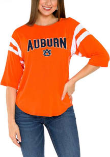 Auburn Tigers Womens Orange Abigail Long Sleeve T-Shirt